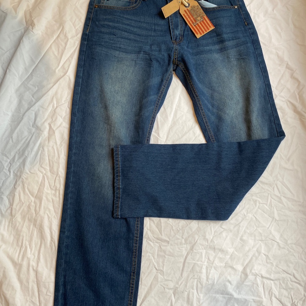 Tailor Vintage Slim Straight Men's Dark Blue Jeans